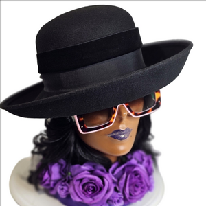 Vintage Bollman TinaLuxe  100% Wool Felt Hat